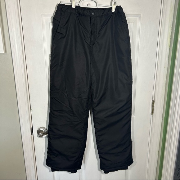 Children’s Place Snow Ski Pants Fleece Lined Water Resistant Size 14 NWT Black - Picture 1 of 8